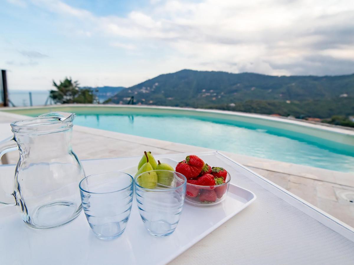 Villa Hanbury With Swimming Pool And Parking In Алассио Экстерьер фото